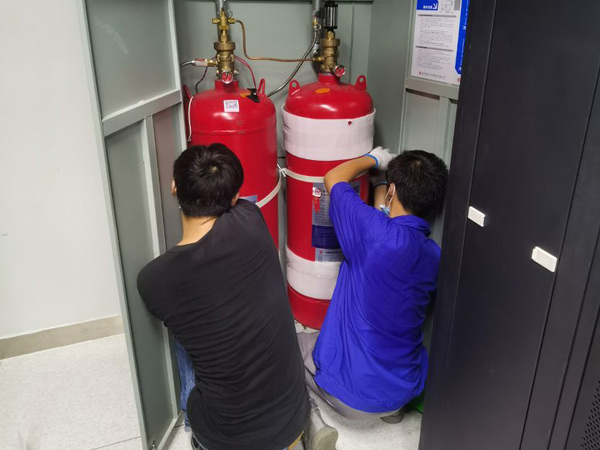 七氟丙烷气瓶充装检测服务，念海消防助力杭州世导云数据消防安全